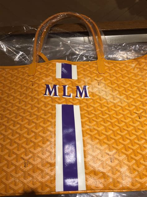 personalized goyard bag price